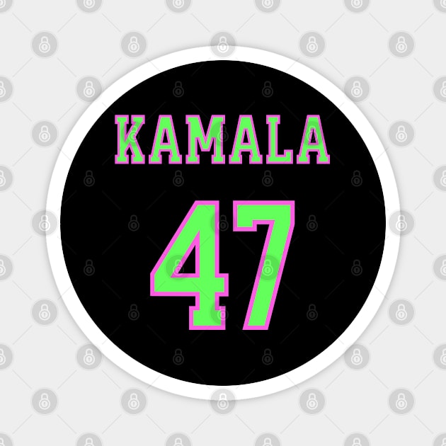 Kamala 47 - AKA Colors 2 Magnet by UrbanLifeApparel